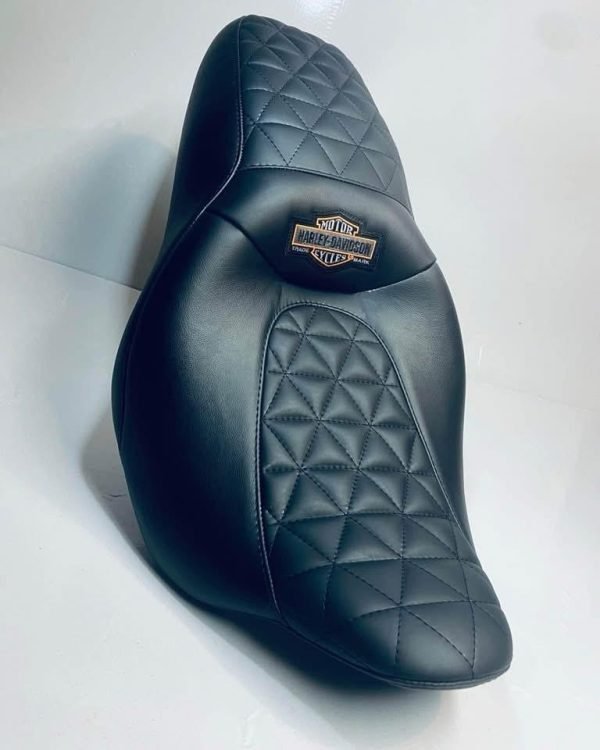 Brand new custom seat Harley Davidson 100% real leather - Image 3