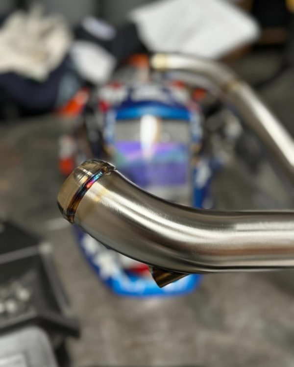 Harley Sportster Exhaust (Sporty Mob x SPC badge Exhaust) - Image 3