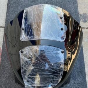 Alternative view of Gloss Black Quarter Fairing for Harley