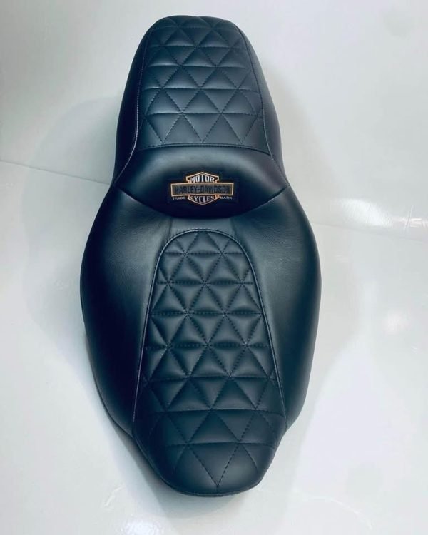 Brand new custom seat Harley Davidson 100% real leather - Image 4