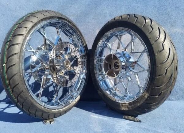 Harley Chrome Prodigy Wheels - Image 3